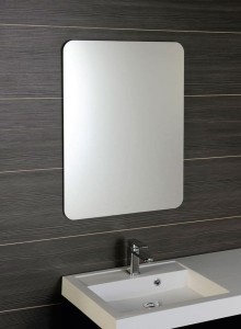 Lustro 60x80cm, prostokąt, zaokrąglone rogi, bez uchwytów ISHAPE