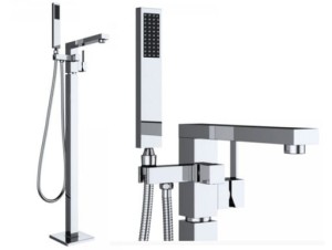 BATERIA WANNOWA 89 cm PODŁOGOWA/WOLNOSTOJĄCA,CHROM