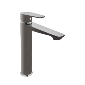 BATERIA UMYWALKOWA WYSOKA 25,8 cm Z KORIEM  click-clack ,GRAFIT/ CHROM 