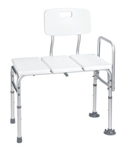 Ławeczka 70x63x41 cm / 150 kg do wanny biała