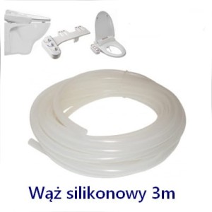 Wąż silikonowy 3 m . Dodatkowe przedłużenie, do wody zimnej/ciepłej