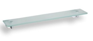 Półka szklana 60x13 cm, chrom X-ROUND