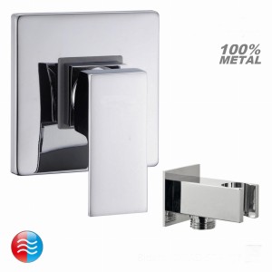 Bateria bidetowa/prysznicowa podtynkowa z uchwytem,CHROM 