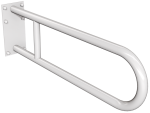 UCHWYT STAŁY  9x19,6x60 cm,Ø25 x 2 / 120 kg BIAŁY