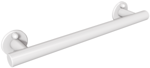 UCHWYT PROSTY PRYSZNICOWY 37 cm/ 120 kg, BIAŁY