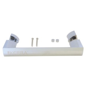 UCHWYT DRZWI  dwuotworowy do kabin rozstaw 14,5 cm,chrom  