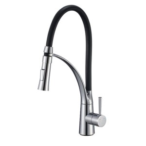 BATERIA KUCHENNA  ZLEWOZMYWAKOWA 43 cm czarny mat/chrom