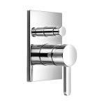 Bateria wannowa podtynkowa 10x15 cm,  chrom