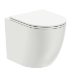 Miska WC wisząca 49x36,5x37 cm RIMLESS z deską wolnoopadającą SLIM