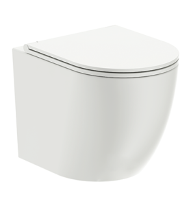 Miska WC wisząca 49x36,5x37 cm RIMLESS z deską wolnoopadającą SLIM