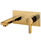 Bateria umywalkowa 9,5x20,5 cm podtynkowa ZŁOTA DARLING, 10 lat GWARANCJA 