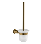 Szczotka do WC wisząca 38cm RETRO brąz antyczny,Art Line  