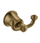 Haczyk podwójny RETRO 7,8x6 x7,2cm  brąz antyczny,Art Line 