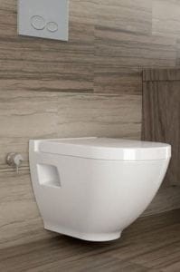 Miska WC 52x35 cm z bidetem rimless z deską soft close .easy take