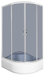 Kabina natryskowa Katia 100x80 cm/5 mm+ brodzik ,LEWA
