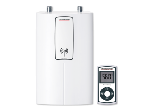 Mały przepływowy ogrzewacz DCE RC11/13,5 kW Stiebel Eltron z pilotem zdalnego sterowania
