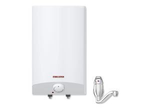 Pojemnościowy ogrzewacz wody 506×296×276 mm nadumywalkowy bojler z armaturą 10 L Stiebel Eltron ESH 10 O-N Trend +A