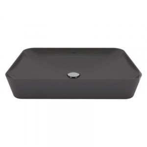 Umywalka nablatowa 60x40x10 cm antracyt mat Creavit
