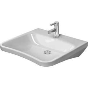 Umywalka Vital 65x57 cm, bez przelewu, z jednym otworem na baterię, biała