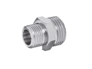 Nypel Redukcyjny 1/2'' x 3/8'' GZ/GZ Mosiądz pokryty chromem
