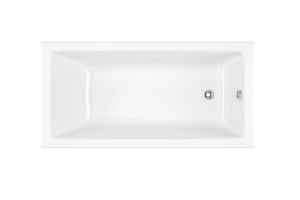 Wanna 180x80 cm/ 287 L  + nóżki , do zabudowy Biała WAVE SLIM