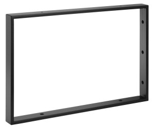 Wieszak/wspornik pod blat 49x33x4 cm , czarny matowy  