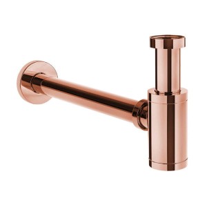 Syfon umywalkowy okrągły 1⅟₄” x 32 mm,różowe złoto