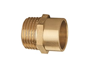 Nypel 15 x 1/2'' GZ/Cu Mosiądz