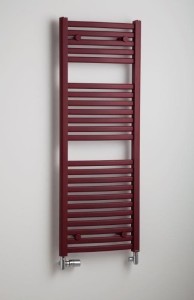 Grzejnik łazienkowy  45x123 cm 406 W  C.O./elektryczny,Marabu Bordowy