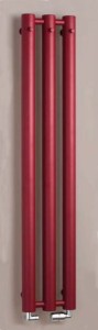 Grzejnik łazienkowy 29,2x150 cm 483W C.O./elektryczny, Rosendal Massive BORDO