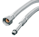Wąż do baterii stojących w oplocie ze stali nierdzewnej fi 8mm 3/8''x10/L-50 n-w L-500