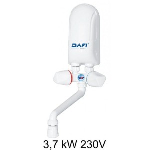 Podgrzewacz wody DAFI 3,7 kW 230 V z baterią białą 