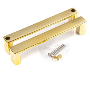 Uchwyt drzwi kabiny z rozstawem 14,5 cm, złote 1 KOMPLET