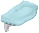 Ceramiczny reling do umywalki  1 sztuka,biały 