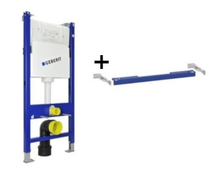 Stelaż 112x50x12 cm+wspornik+ mata / przekładką akustyczną , GEBERIT DUOFIX BASIC UP100 H112