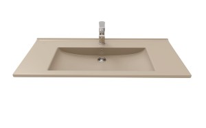 UMYWALKA  100x45 cm MEBLOWA/PODWIESZANA CERAMICZNA CAPPUCCINO MAT,CREAVIT