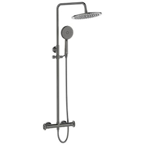 DESZCZOWNICA 25 CM kolumna natryskowa 89- 150 cm ,grafit  LOFT MURO   