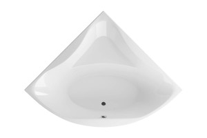  Wanna narożna 150X150 /225 L,  Biała Glamour