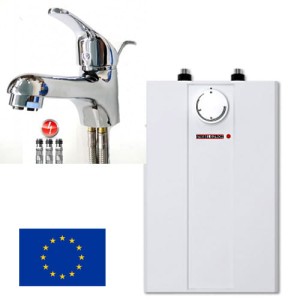 Pojemnościowy ogrzewacz wody podumywalkowy bojler 10 L Stiebel Eltron ESH 2 kW  +bateria  umywalkowa