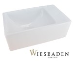 Umywalka mała ceramiczna prostokątna 30,5x18cm XXS RHEA, biała 