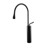 CZARNA BATERIA UMYWALKOWA  47 CM WYSOKA