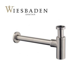 Syfon umywalkowy 1 1/4"x32mm, STAR ze szczotkowanej stali