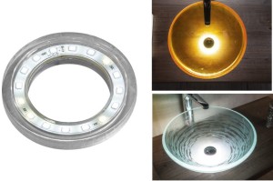 PIERŚCIEŃ- Oświetlenie pod szklane umywalki  12V, 1,2W, 5000-5500K