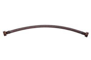 Wąż prysznicowy ze stali nierdzewnej 40 cm 1/2'x1/2', antyczny mosiądz bronzo