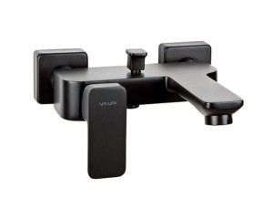 Valvex Loft Black bateria wannowa ścienna, kolor czarny