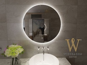 Lustro łazienkowe LED okrągłe  GIRO