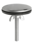 Zaślepka średnica 43mm do umywalki mosiądz ,chrom