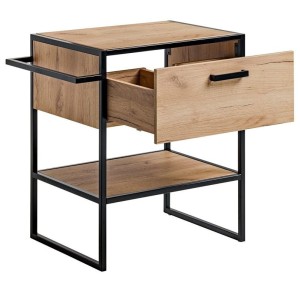 Szafka pod umywalkę uniwersalna z wieszakiem na ręcznik 75x70x50, Seria Brooklin
