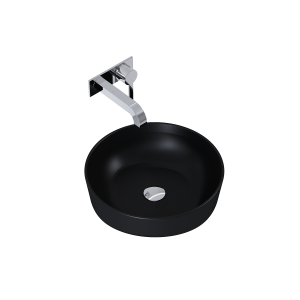UMYWALKA LORCA 42x42 BLAT, CERAM BLACK MATT