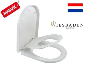 Deska WC wolnoopadająca Premium Family VESTA, biała